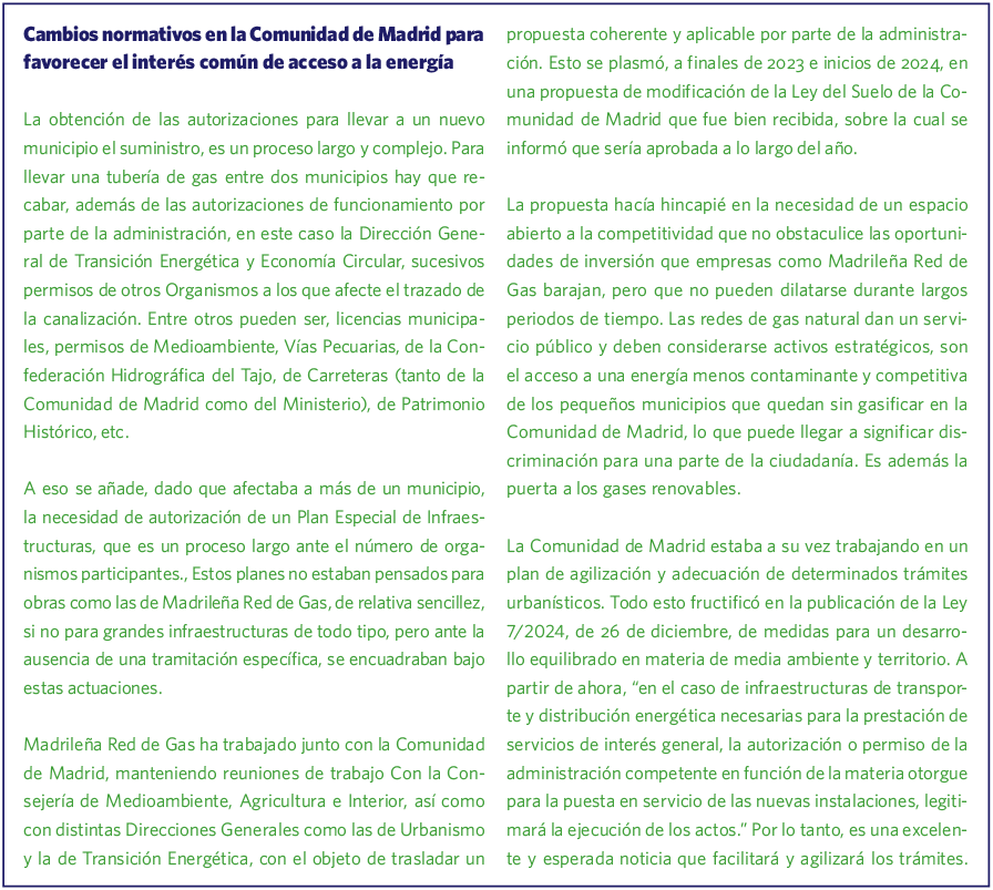 Cambios normativos en la Comunidad de Madrid para favorecer el interés común de acceso a la energía